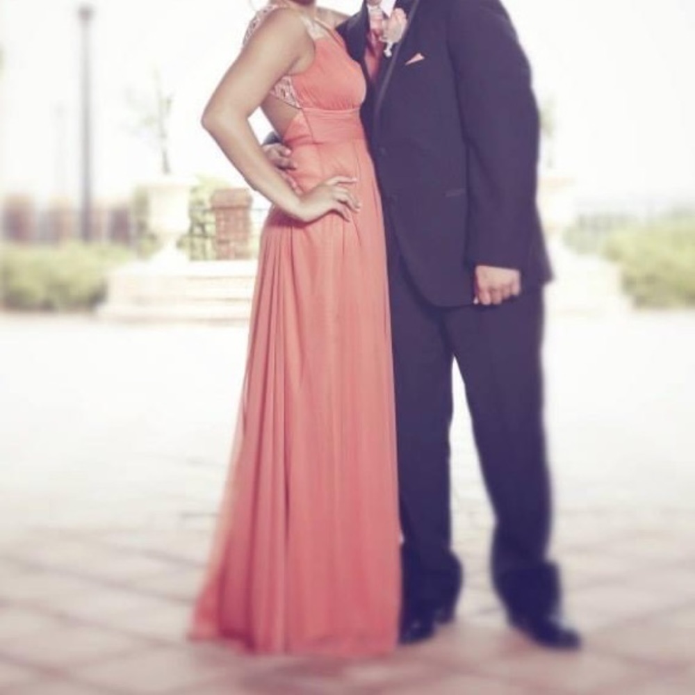 Coral Jeweled Gown​